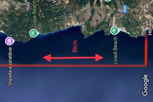Himara, Jale: Całodzienny wynajem łodzi