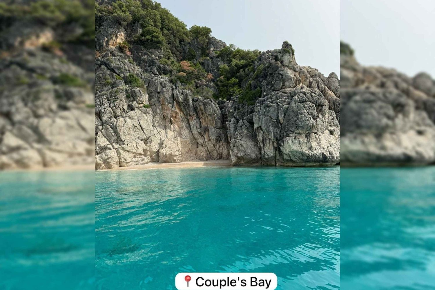 Coucher de soleil : grotte des pirates ou Porto Palermo (baignade et plongée avec tuba)
