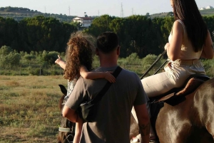 Passeggiata a cavallo a Hani i Qerosit con pick-up da Berat