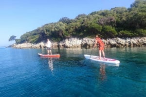 iStand-Up Paddleboarding Tour um die Ksamil Inseln