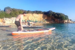 iStand-Up Paddleboarding-tur runt Ksamil-öarna