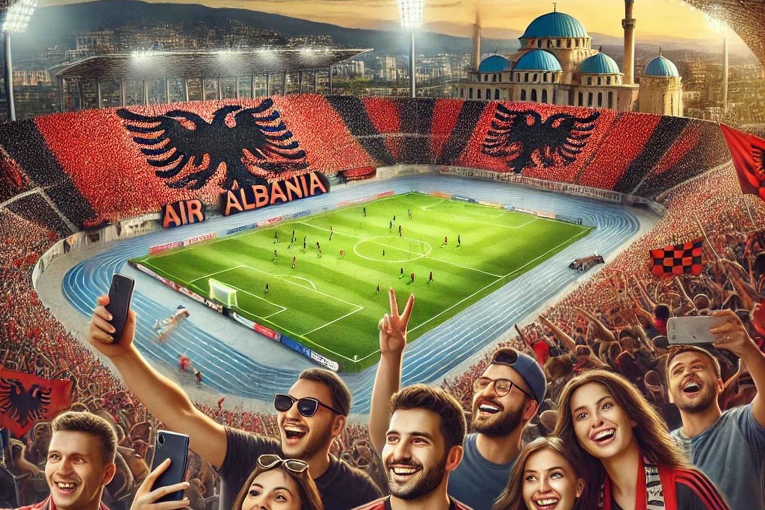 Kick off in Tirana: Football Match Experience with City Tour