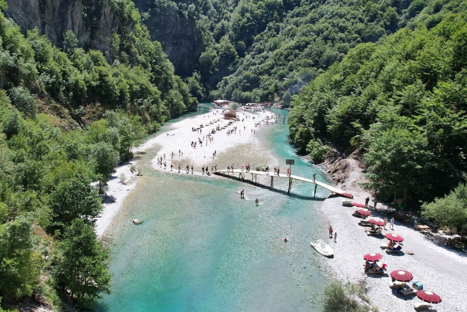 Escursione di un giorno al lago Komani e al fiume Shala