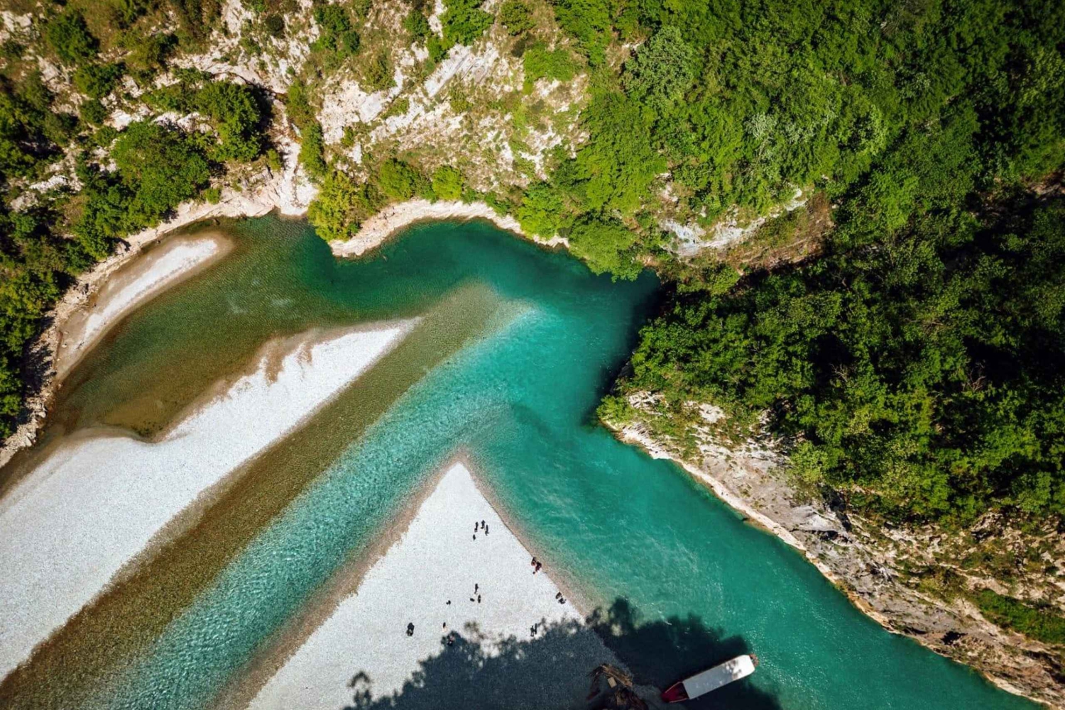 Escursione di un giorno al lago Komani e al fiume Shala