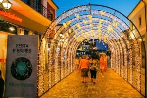 KORCA - ALBANIA - AUGUST 17, 2025 BEER FESTIVAL AND CULTURAL TOUR