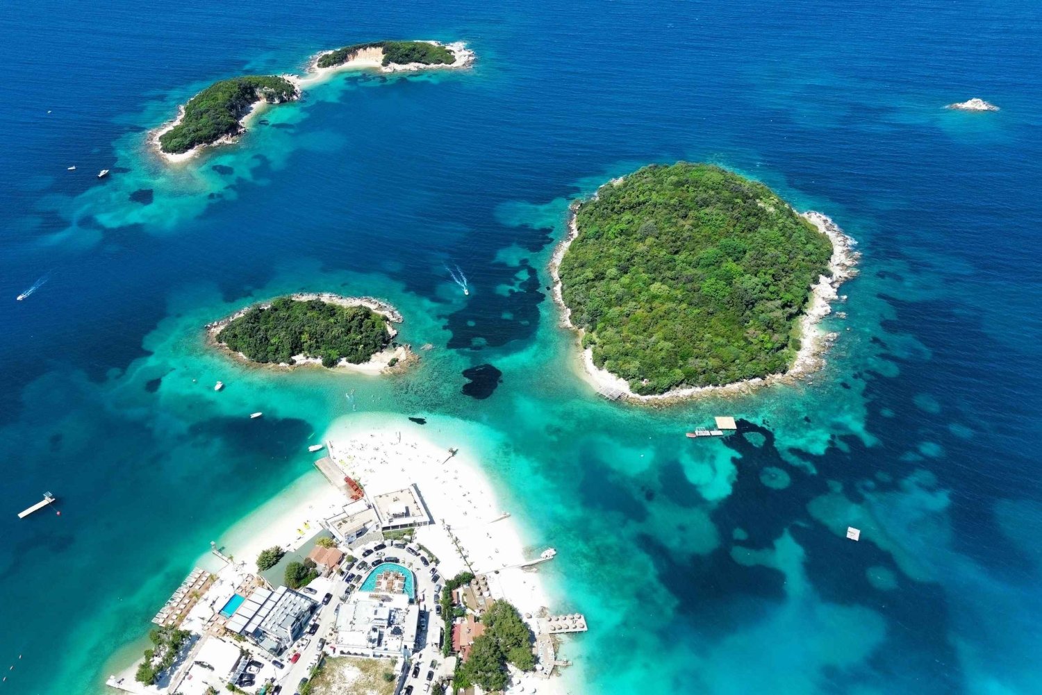 Ksamil: 3 Islands, Mirror Beach,Pigeon Cave,(7 Destinations)