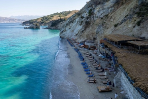 Tour en bateau de Ksamil à Pulebardha, à la grotte des pigeons et plongée avec tuba