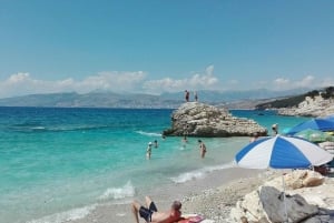 Ksamil-veneretki Pulebardhaan, Pigeon Caveen ja snorklaamaan