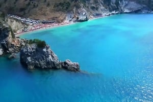 Ksamil-veneretki Pulebardhaan, Pigeon Caveen ja snorklaamaan