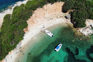 Ksamil: Passeio de barco às 5 ilhas de Ksamil e às ilhas gêmeas