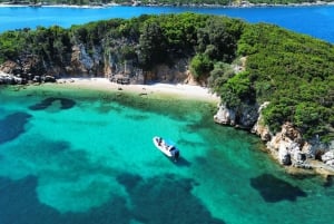 Ksamil: Passeio de barco às 5 ilhas de Ksamil e às ilhas gêmeas