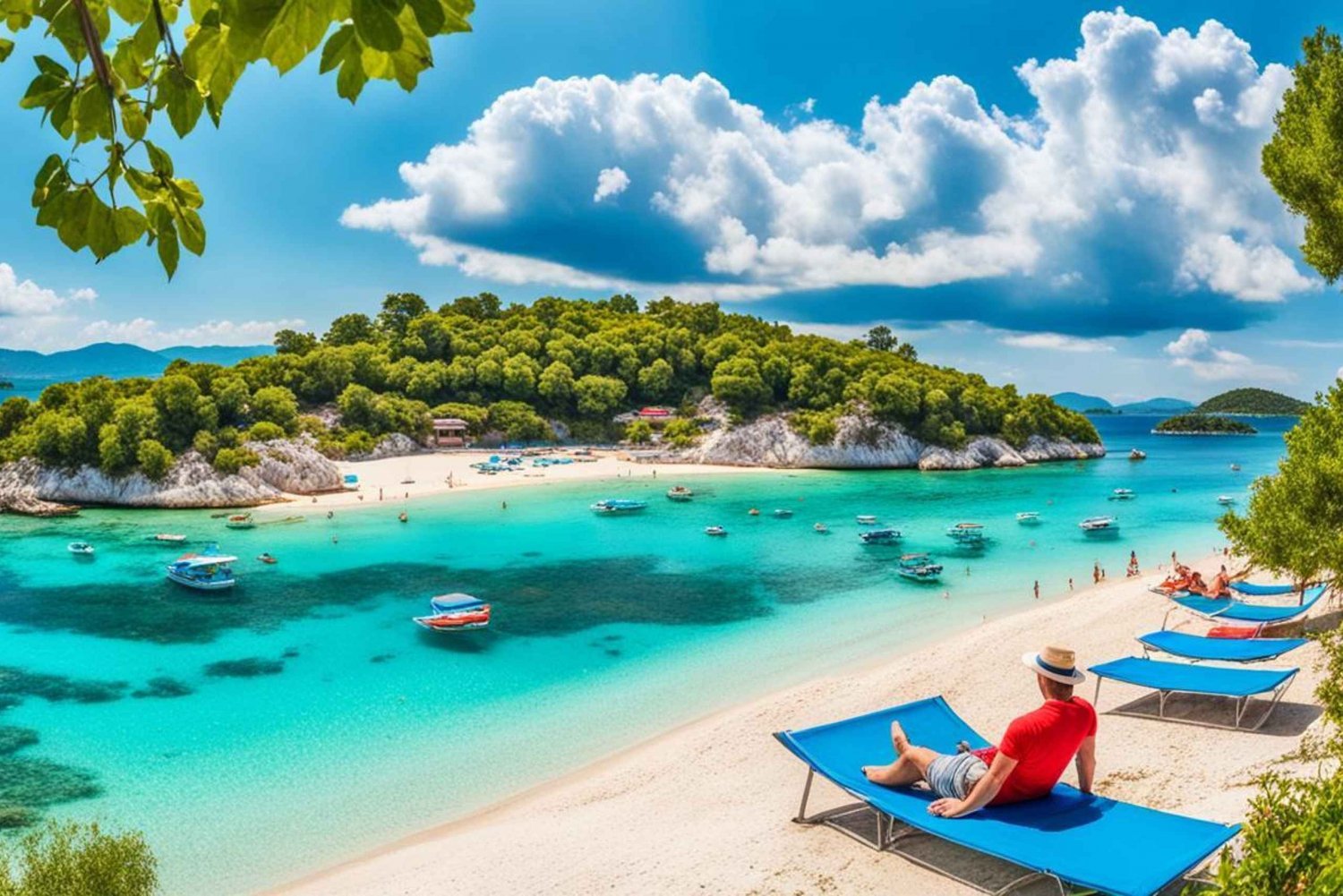 Desde Tirana/Durrës/Golem: Ksamil, el Ojo Azul, Saranda (grupo pequeño)