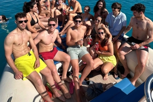 Ksamil Pigeon Cave Snorkling gratis Drycker Speedbåt I grupp