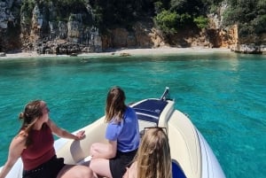 Ksamil: Speedbådstur til tvillingeøerne med gruppe med stop