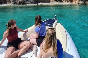 Ksamil: Speedbådstur til tvillingeøerne med gruppe med stop