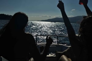 Ksamil: Speedbådstur til tvillingeøerne med gruppe med stop