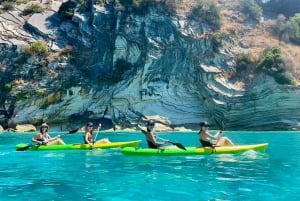 Depuis Saranda : Lukova Kayak & SUP Tour avec transfert