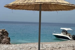 Saranda: Boat Tour to Hidden Caves & Krorez + Free Umbrella