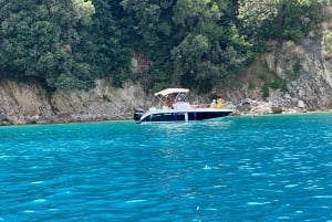 Saranda: Boat Tour to Hidden Caves & Krorez + Free Umbrella