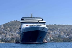 Saranda: Boat Tour to Hidden Caves & Krorez + Free Umbrella