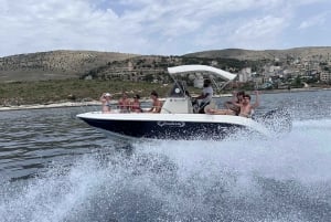 Saranda: Boat Tour to Hidden Caves & Krorez + Free Umbrella