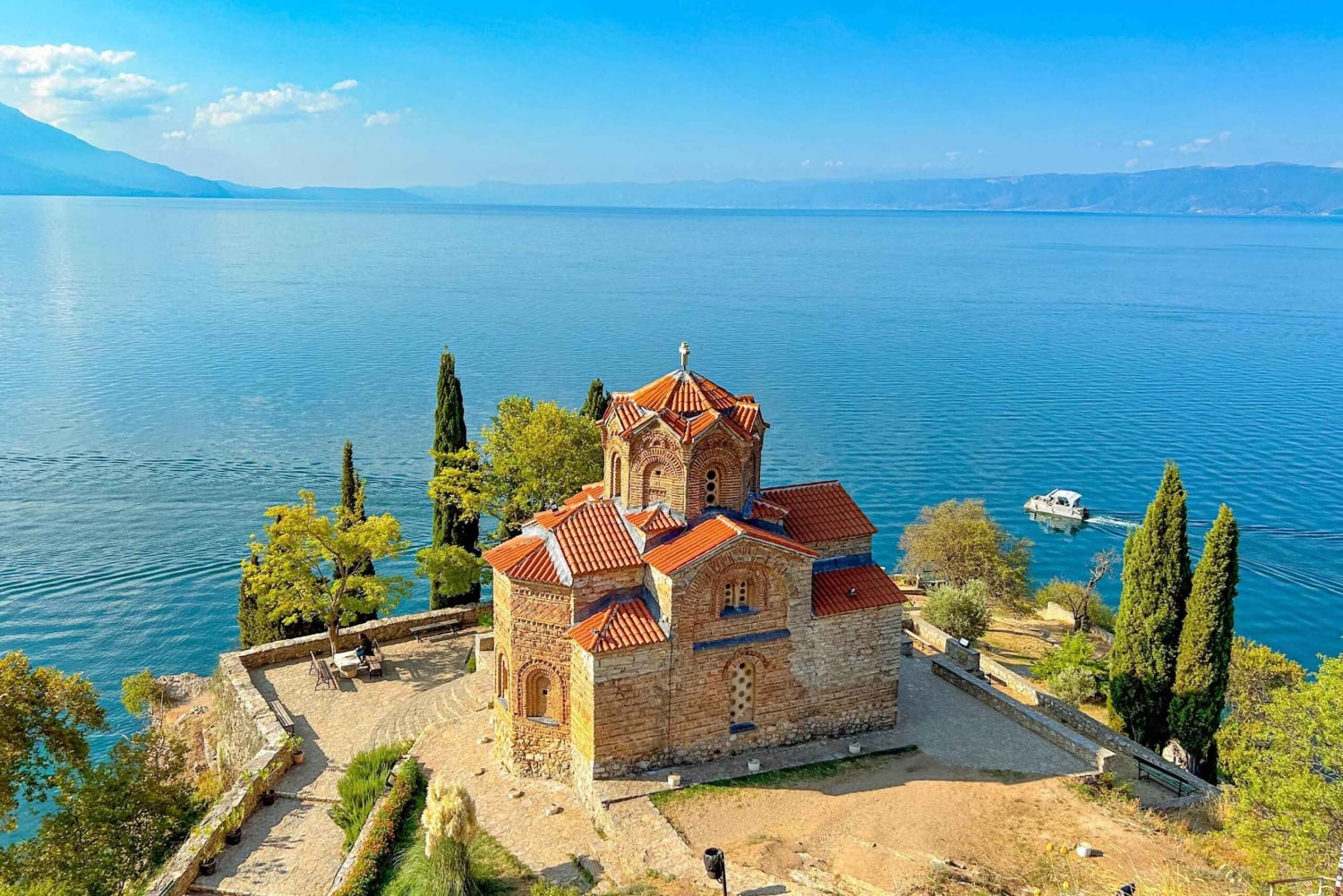 Macedónia do Norte: Viagem de 1 dia a Struga e Ohrid a partir de Tirana