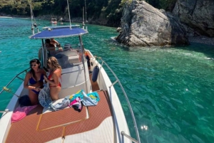 Passeio de barco pelágico 7 destinos: bebida + snorkel + guarda-sol️‍