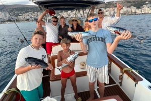 Passeio de barco pelágico 7 destinos: bebida + snorkel + guarda-sol️‍