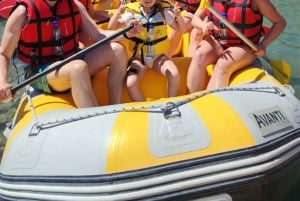 Përmet: Familie-rafting på Vjosa-elven med bilder