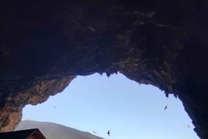 Lago di Prespa: esperienza in barca a Pustec e all'isola di Maligrad