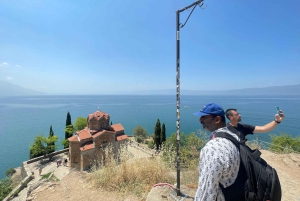 Visite d'une jounée à Ohrid, en Macédoine du Nord, et à Saint-Naum depuis Tirana