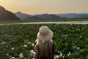 Tour privado por el lago Skadar con guía, aperitivos y bebidas.