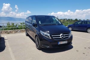 Privater Transfer von Ohrid nach Tirana oder zurück, rund um die Uhr!