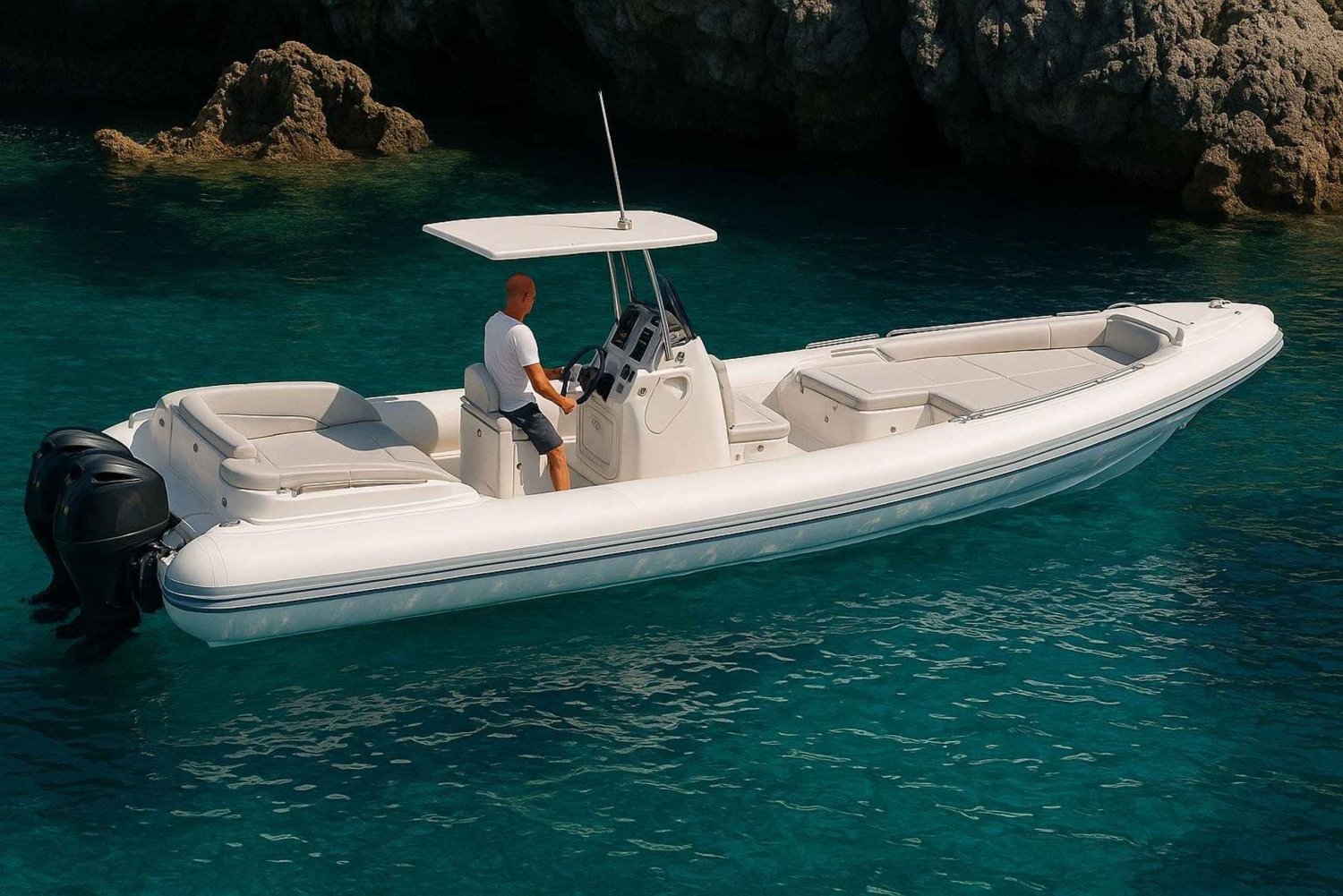 Tour en barco por Saranda: Krorez, Kakome, Gremina, cuevas y soldado