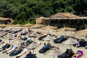 Sarandë:Krorez Boat Tour with Free Umbrella&Snorkelling mask