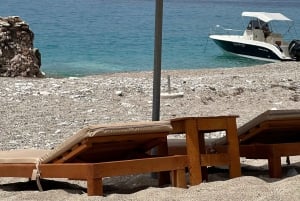 Saranda: Boat Tour to Hidden Caves & Krorez + Free Umbrella