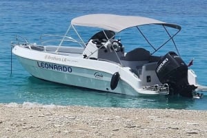 Saranda: Båttur til Kakome, grotter og strender med snorkling