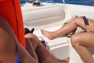 Fra Saranda, båttur til Krorëza, Kakome og Turtle Cave.