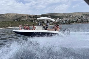 Saranda: Boat Tour to Hidden Caves & Krorez + Free Umbrella