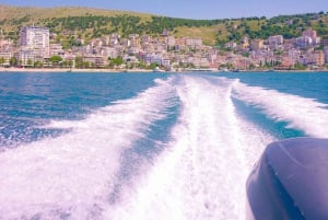 Saranda: Boat tour to 7 destinations end snorkeling