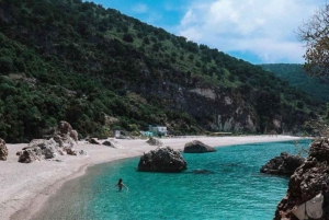 Sarande: Krorezan piilotetut rannat – melonta, snorklaus ja aurinkovarjo