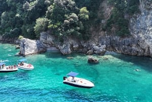 Sarandë: Boat Tour Turtle Cave Kakome & Krorez Snorkeling