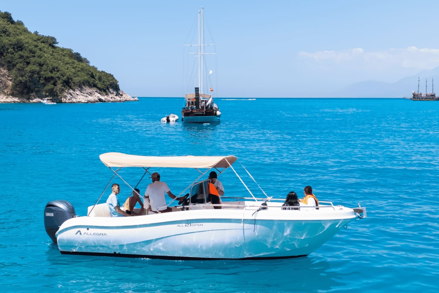 Saranda Riviera: Premium båttur med Allegra Blue