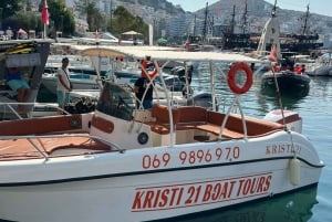 Saranda: Beaches and Bays Boat Trip with Swim Stops