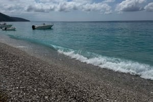 Sarandë: Boat Tour Turtle Cave Kakome & Krorez Snorkeling