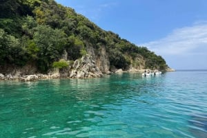 Sarandë: Boat Tour Turtle Cave Kakome & Krorez Snorkeling