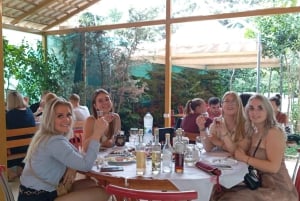 Saranda: Wine and raki tasting, local products.