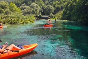 Sarande: Blue Eye Kayak and walking tour & Lekursi Castle