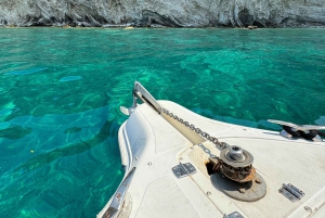 Sarandë: passeio de barco para 7 destinos. Bebida e guarda-sol grátis
