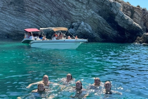 Sarandë: passeio de barco para 7 destinos. Bebida e guarda-sol grátis